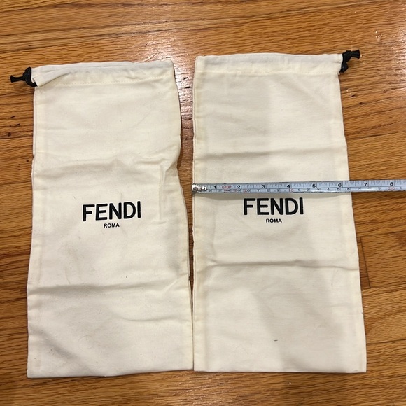 2 Fendi Roma dust bag 13”X 6” - Picture 6 of 6